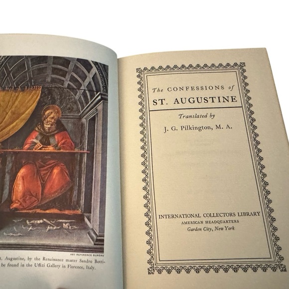 VINTAGE 2 Books Bundle 2 HardBack Confessions St. Augustine, Alexander Macedon - Picture 6 of 17